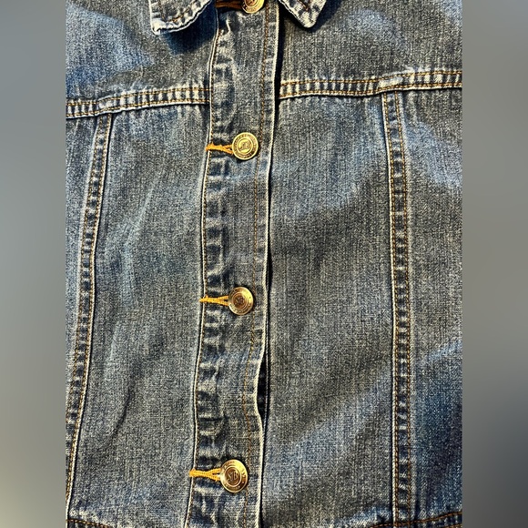 St John's Bay Women’s Vintage Indigo Jean Blue Size Medium Western, Retro - Picture 6 of 13